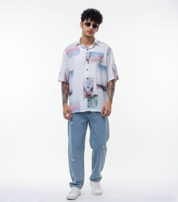 White Prism Shirt – Sharp with a Twist